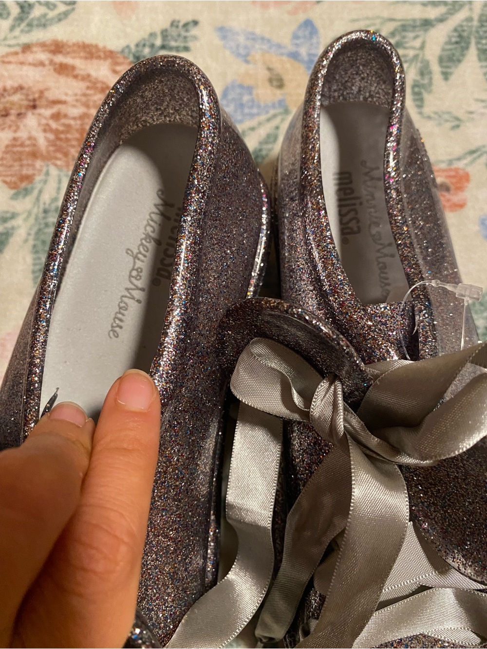 NWOT Melissa x Disney Glitter Sneakers - Picture 7 of 7